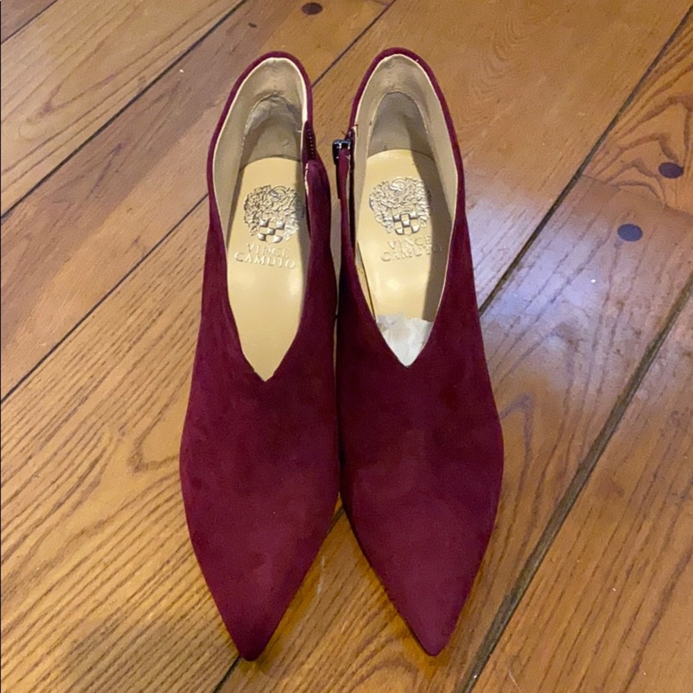 Vince Camuto new wine bootie